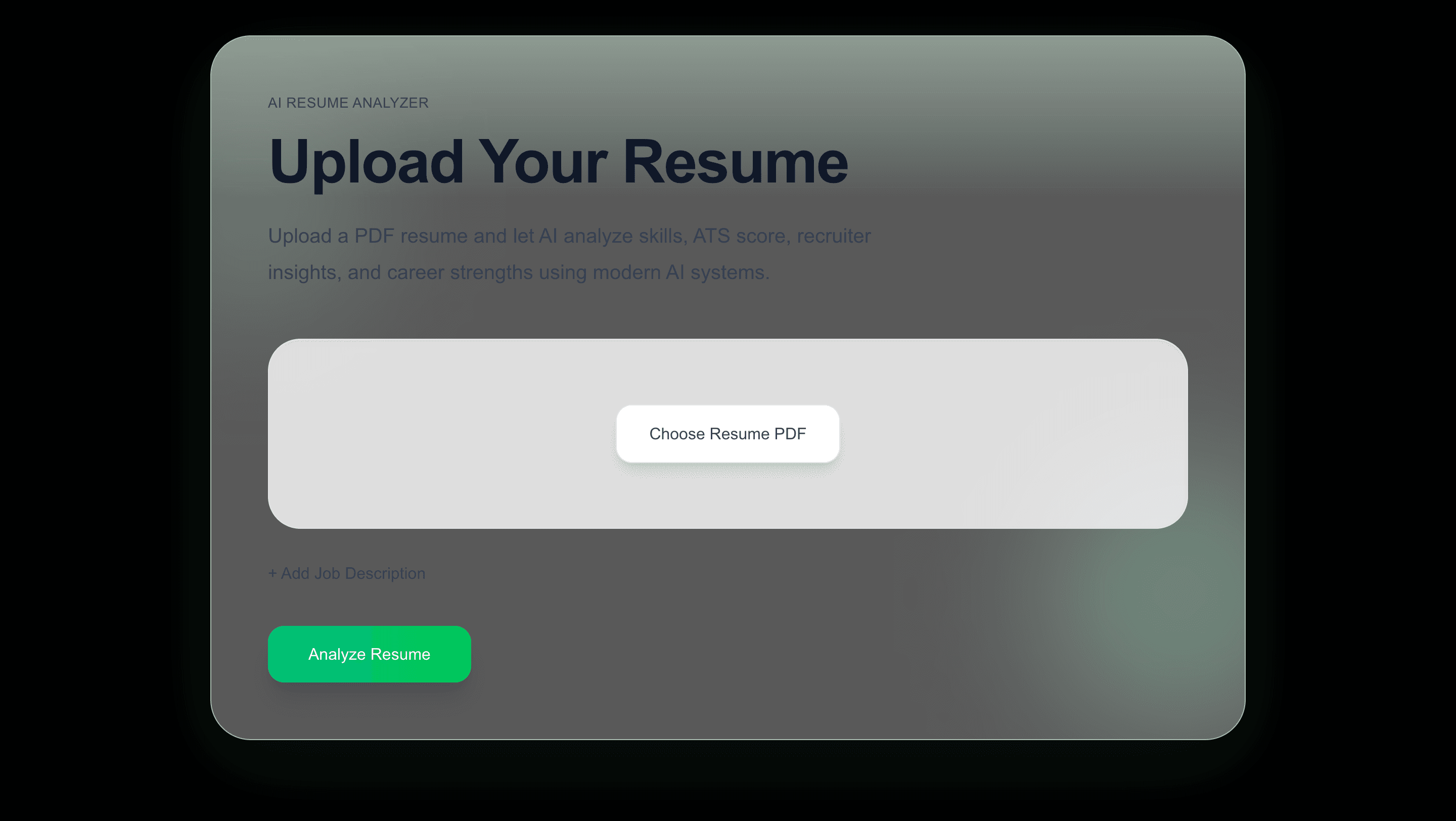 AI Resume Analyzer